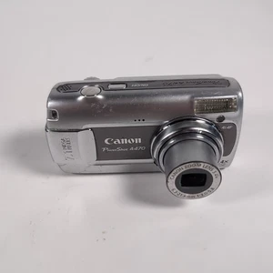 Cámara digital compacta Canon Powershot A470 repuestos reparación SOLO - Imagen 1 de 6