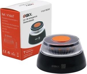 baliza de emergencia v16 ebox geolocalizada y homologada. - Imagen 1 de 3