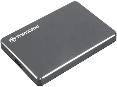 Transcend 1 TB USB 3.1 Gen 1 Portable Hard Drive - StoreJet TS1TSJ25C3N micro US - Image 1 of 4