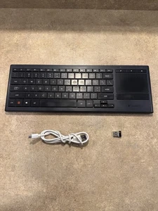 Logitech K830 Illuminated Living-Room Keyboard Built-in Touchpad & Dongle Tested - Picture 1 of 8