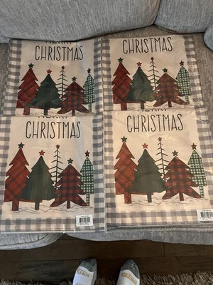 4-Merry Christmas Table Runners 13”x108” NIP - Image 1 of 3