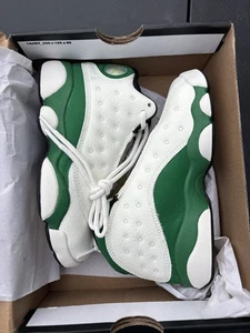 Nuevo NIKE AIR JORDAN 13 RETRO PS SAIL/NEGRO-VERDE (HQ0781 103) Talla 13 - Imagen 1 de 14