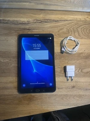 Samsung Galaxy Tab A6 SM-T580 Schwarz  -Top Zustand- - Bild 1 von 4