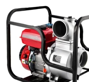 Bomba de agua a gasolina con cabezal alto y arranque manual para alta presión - Imagen 1 de 17