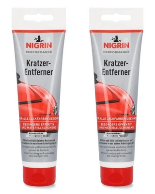 2x PACK Nigrin Kratzer-Entferner Tube Schleif-Paste Schleif-Politur Lack-Politur - Bild 1 von 2