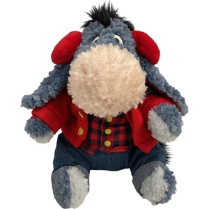 Disney Eeyore Special Edition Stuffed Toy Dressed Winter Clothes Polyester Plush - Picture 1 of 11