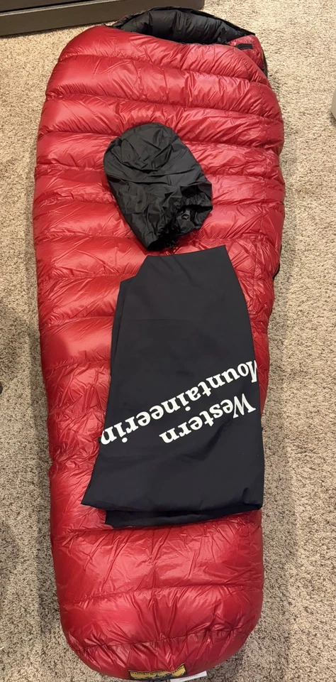Saco de dormir Western Mountaineering Alpinlite Extremelite 6 pies. Cremallera izquierda 25 grados Foto 1 de 4
