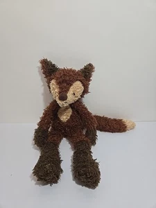 Foxy the Fox Bunnies by the Bay Shaggy Brown Plush Stuffed Animal Toy Lovey 14" - Picture 1 of 8