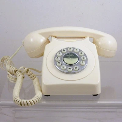 Vintage Reka 87292 telephone handset cream push button - Image 1 of 4