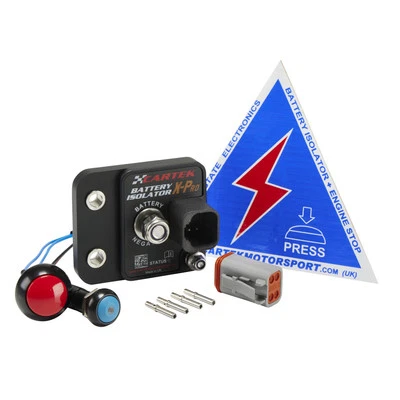Cartek X-Pro Solid State Battery Isolator - Complete Kit With Red Ext Button - Image 1 of 3