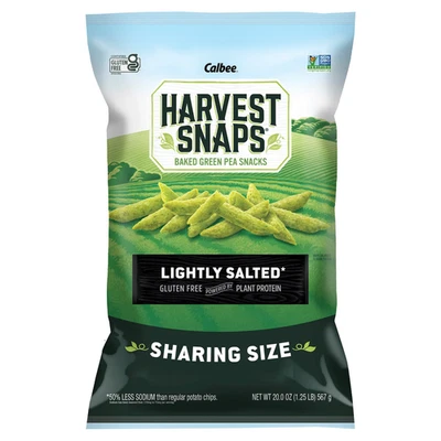 Calbee Harvest Snaps Lightly Salted Green Pea Snacks, 20 oz - Image 1 of 2