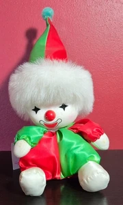 Poter Musical Wind Up Clown Doll. Plays “It’s A Small World" Head Moves Vtg 1986 - Picture 1 of 7