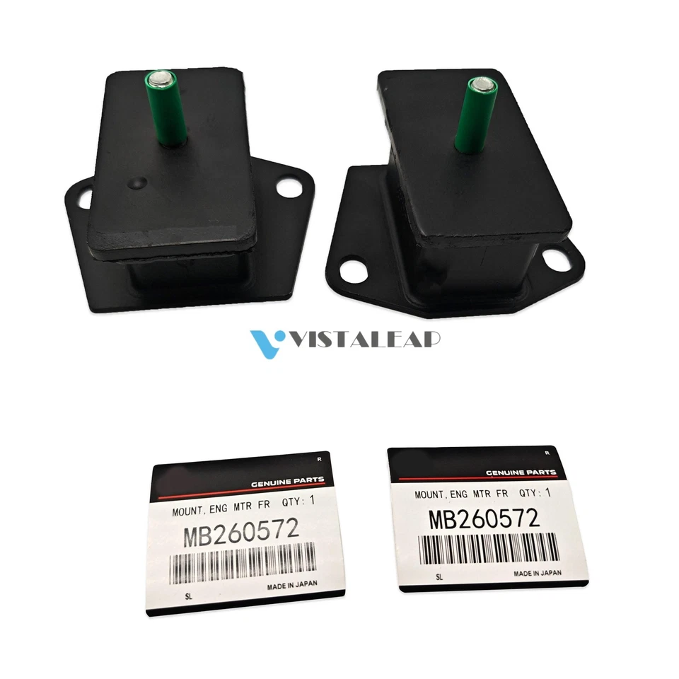 2PCS Set Front LH & Front RH Engine Motor Mounts for Dodge Ram 50 89-87 L4-2.0L Foto 1 de 4