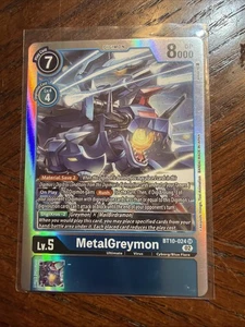 Digimon CCG - MetalGreymon - BT10-024 SR Xros Encounter - NM - Picture 1 of 2