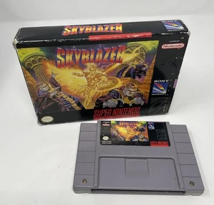 Skyblazer (Super Nintendo) SNES Original OVP und Spiel, ohne Anleitung - Bild 1 von 14