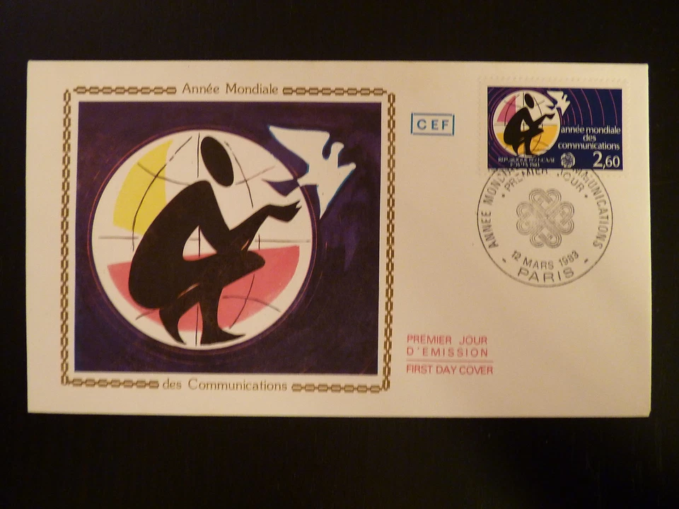 France Premier Day FDC Yvert 2260 Communication 2,60F Paris 1983 - Image 1 of 1