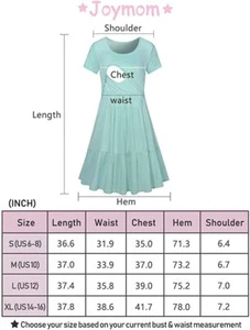 Joymom Maternity Round Neck Short Sleeve Nursing Dress, Green, Medium - Picture 1 of 4