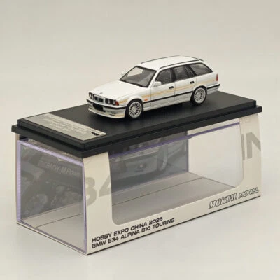 Vagão BMW E34 M5 TOURING mortal 1:64 2025 HEC brinquedos de metal fundido modelos de carro presente branco - Imagem 1 de 4