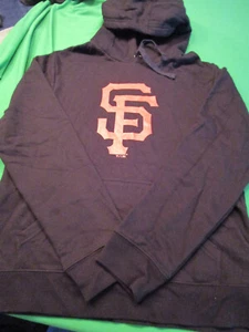 NWT SAN FRANCISCO Giants MLB Baseball HOODIE HOODED MENS SWEATSHIRT BLACK SM - Picture 1 of 2