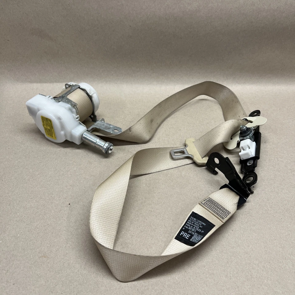 Cinturón de seguridad del pasajero delantero derecho Lexus RX350 2016-2022 retractor bronceado OEM Foto 1 de 4