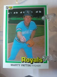 1981 Donruss Baseball #343 - Marty Pattin - Kansas City Royals (98281) - Foto 1 di 2
