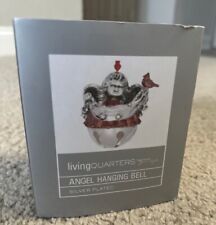 Angel silver plated metal bell Hanging 