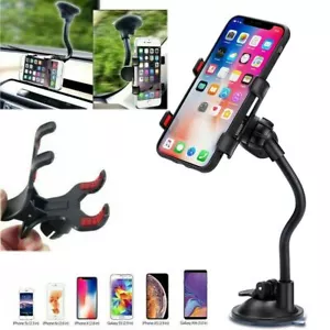 360° Car Windshield Mount Cradle Holder Stand For Mobile Cell Phone GPS iPhone - Picture 1 of 8