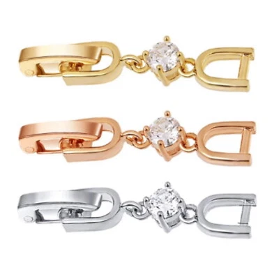 1 Stück Armband Ketten Verlängerung Verlängerungselement Haken Verschlußse Bügel - Bild 1 von 4