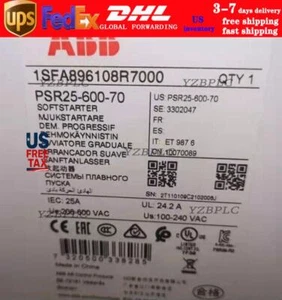 1pc ABB PSR25-600-70 Soft Starter 25A Free Shipping US Stock New Sealed Factory - Picture 1 of 5