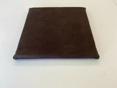 Sitzkissen Sitzauflage Stuhlkissen Polster 5 Größen Lederlook chocolate dunkel - Image 1 of 4