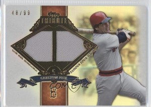 2013 Topps Tribute Famous Four-Baggers Relics /99 Carlton Fisk #FB-CFI HOF