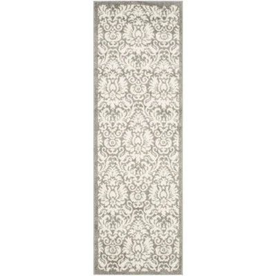 Alfombra SAFAVIEH Colección Amherst AMT427R Gris Oscuro/Beige Foto 1 de 4