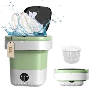 13L Portable Washing Machine, Mini Portable Washer with Spin Dryer, 3 Modes Deep - Picture 1 of 12