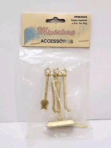 VINTAGE FIREPLACE IMPLEMENTS MINIATURE COLLECTIBLE  - Picture 1 of 4