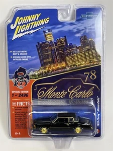 Johnny Lightning 1:64 Chevy Monte Carlo 1978 Black - Picture 1 of 1