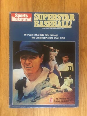 Vintage Sports Illustrated 1978 Superstar Baseball Avalon Hill - Looks Unplayed! - Image 1 of 4