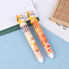 10 Colors Kawaii Tiger Ballpoint Pen 0.5mm Colorful Ink Mechanical Gel Pens