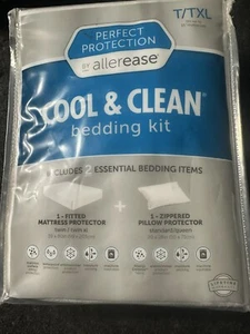 Allerease Matratze Kissenschutz Bettwäsche Set Twin Twin XL Cool Clean Allergie - Bild 1 von 2
