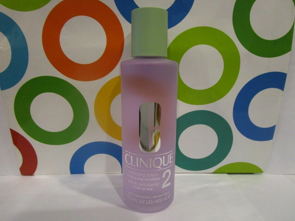 CLÍNICA ~ LOCIÓN CLARIFICANTE EXFOLIANTE DOS VECES AL DÍA # 2 ~ 13,5 OZ Foto 1 de 1