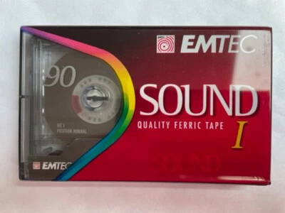 basf emtec sound ferric 90 cassette vierge neuve sous blister audio K7 TAPE - Photo 1/2