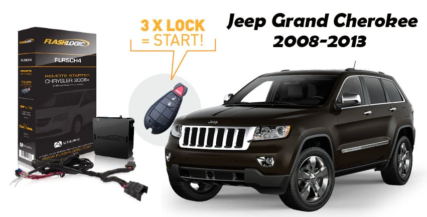 Arrancador remoto adicional Flashlogic para Jeep Grand Cherokee 2011 Plug & Play Foto 1 de 4
