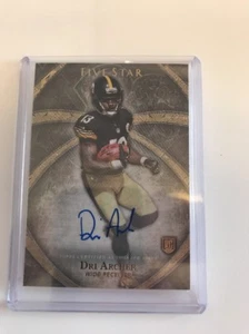 💥 DRI ARCHER RC 2014 TOPPS On Card AUTO BILLS STEELERS JETS AUTOGRAPH KENT - Picture 1 of 2