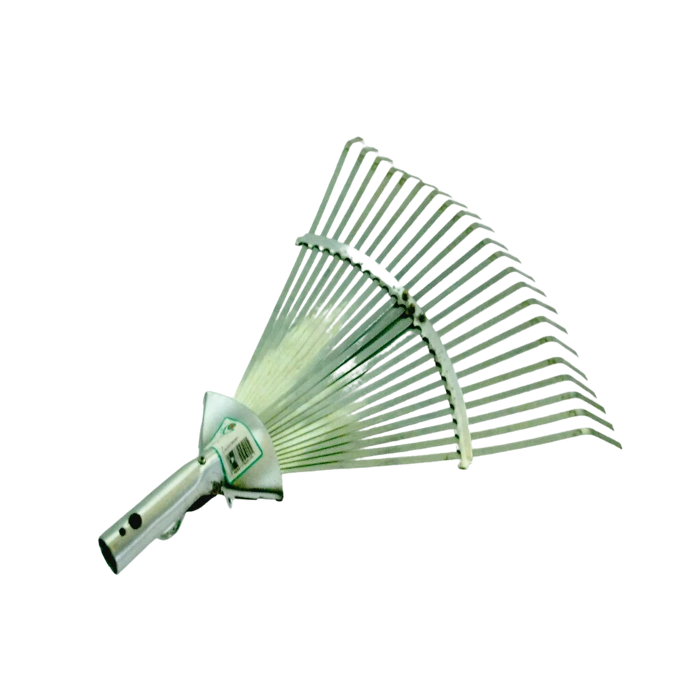 Polar 2515 verzinkter Laubbesen verstellbar B-Ware Fächerbesen 1-10 Stück