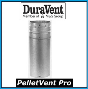 DURAVENT PELLETVENT PRO Pipe Extension 4" Diameter x 12" Long #4PVP-12A NEW! - Picture 1 of 2