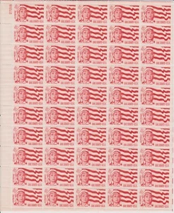 Scott # 1199 Girl Scouts Mint Stamp Sheet of 50 - Picture 1 of 2