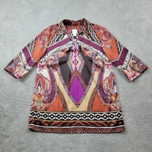 Blusa túnica boho Chicos para mujer 0 multicolor satinado cachemira - Imagen 1 de 9