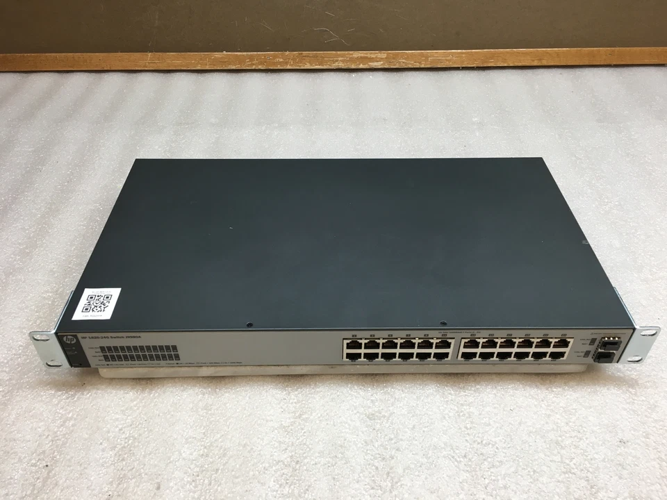 HP 1820-24G J9980A 24 Port Gigabit + 2Ports SFP Uplink Ethernet Switch - Image 1 of 4