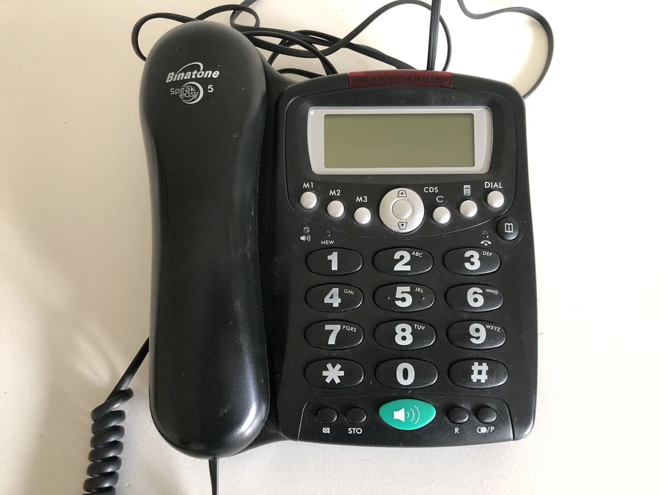 Teléfono fijo Binatone Speak easy 5 negro - Imagen 1 de 4