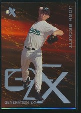 2000 Fleer E-X Generation E-X Insert #2 Josh Beckett Florida Marlins
