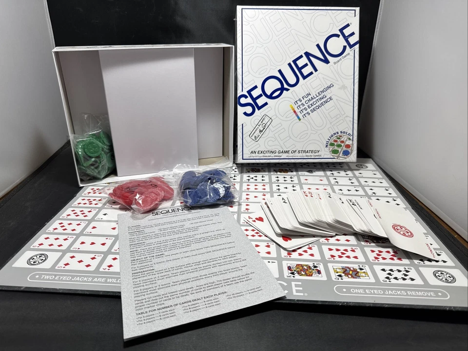1999 Sequence Board Game Strategy Complete - Image 1 of 1
